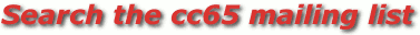 Search the cc65 mailing list